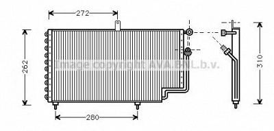 AVA QUALITY COOLING pe5169 -  Конденсатор, кондиционер